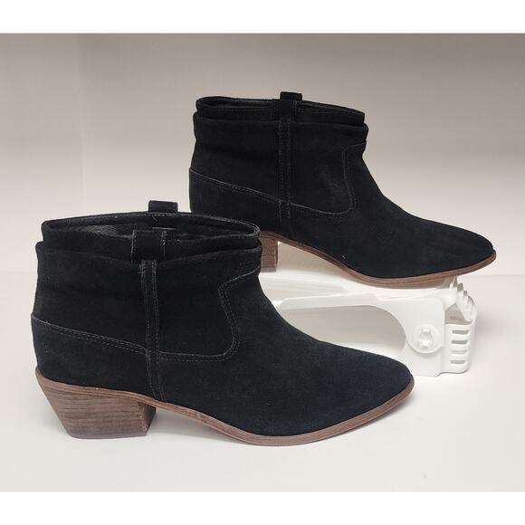 Joie Ajax Black Suede Leather Booties Boots Women's Size US 10/41 - Picture 3 of 13